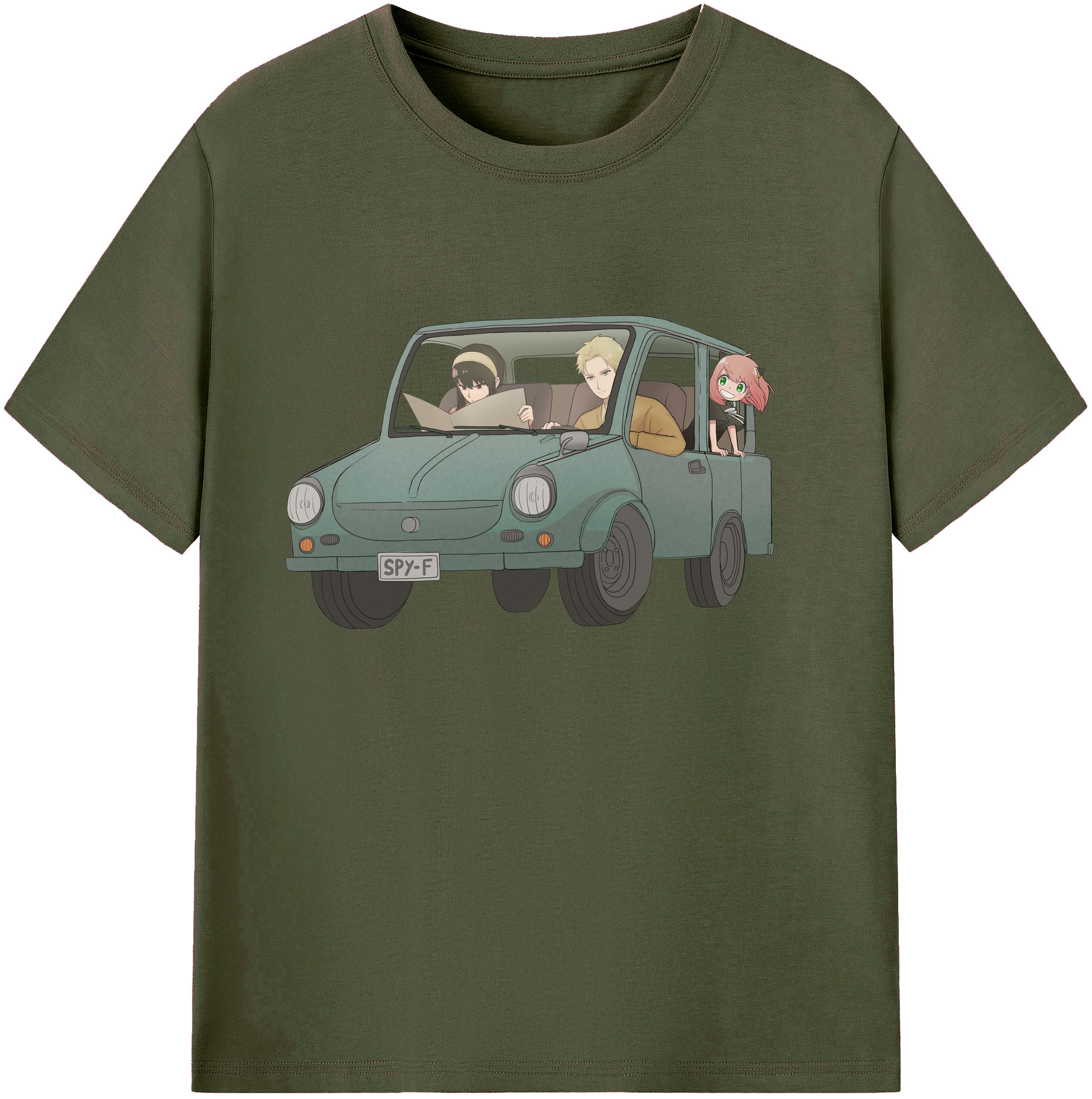 （画像用） SPY×FAMILY间谍家家酒 綿100％ メンズ半袖Tシャツ｜肌触りやわらか＆通気性